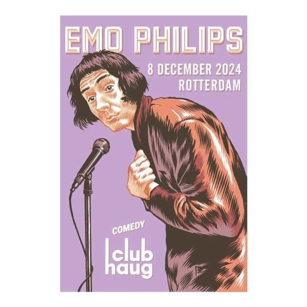 Emo Philips Screenprint